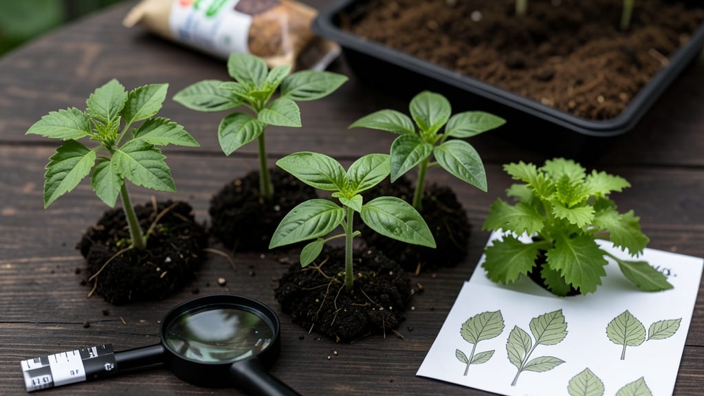 Leaf Shape Seedling Identification: Visual Guide to Matching Plants by Leaf Patterns