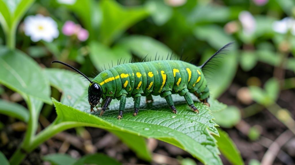 Green Leaf Eating Caterpillar: Organic Control Without Harmful Sprays