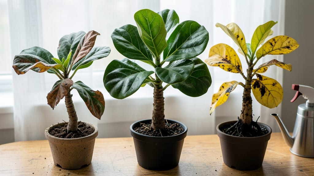 Underwatered vs Overwatered Fiddle Leaf Fig: Leaf Spot Guide to Perfect Plant Health