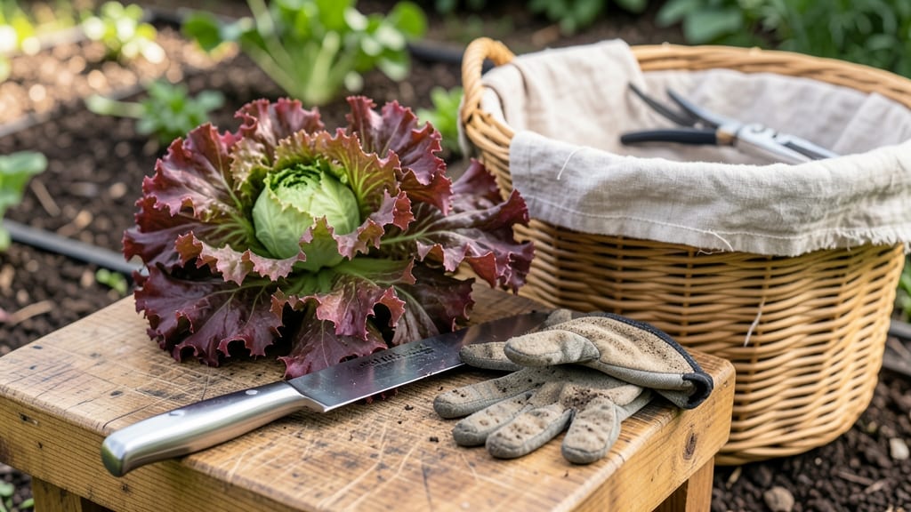 How to Harvest Red Leaf Lettuce: Timing Tricks for Crisp Stems and Bold Colors