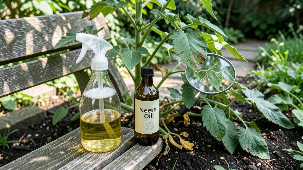 Leafminer Neem Oil Spray: Botanical Cure for Stripped Leaves in 24 Hours